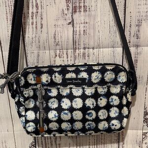 Vera Bradley Lighten Up On The Horizon in Splash Dot Pattern Crossbody Bag